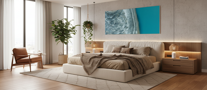 Sample hanging arrangement