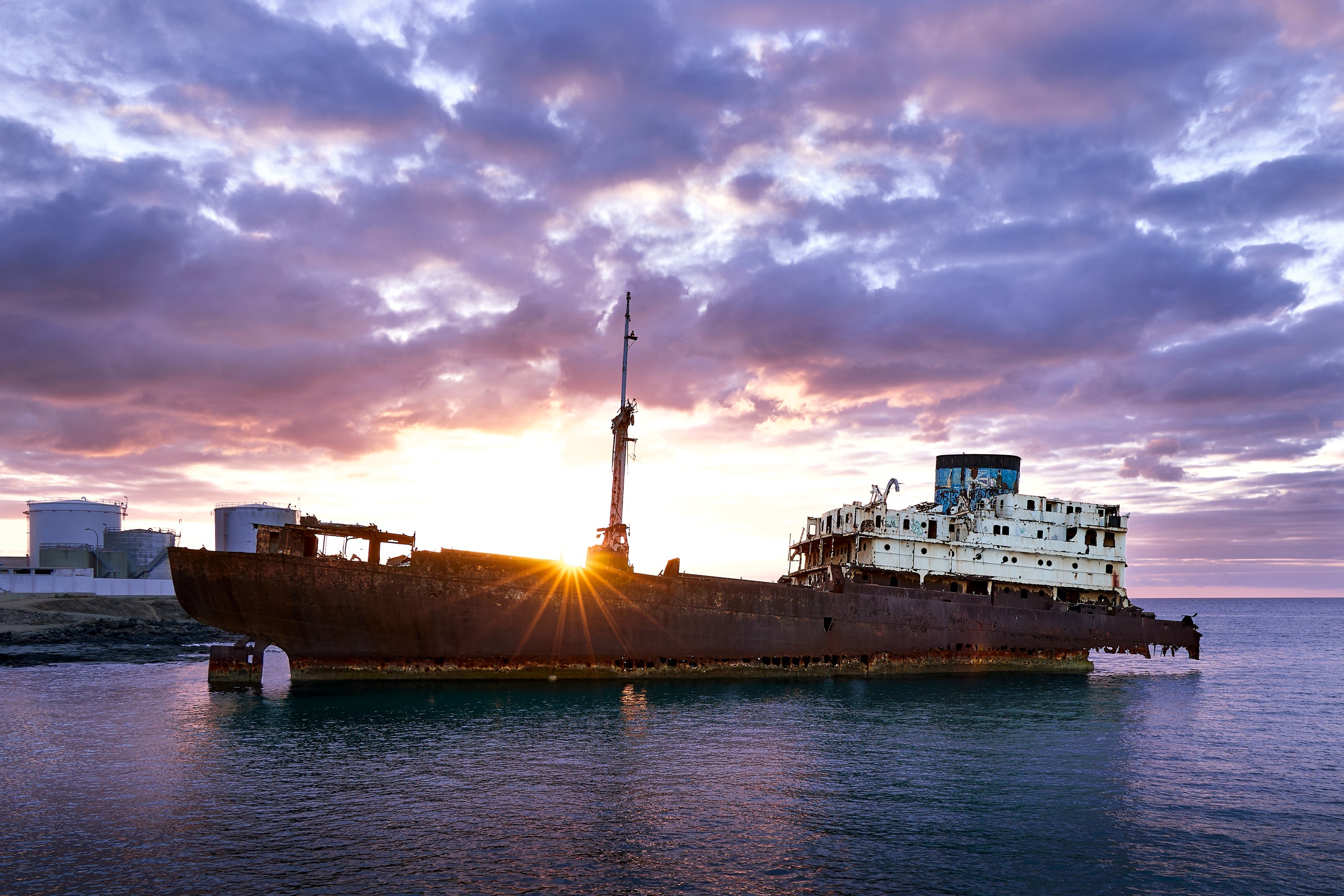 Photo Print - The ghost ship from Arrecive in a bedroom