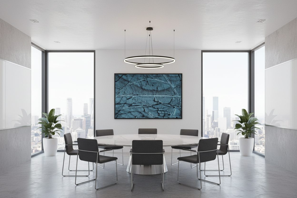 Sample hanging arrangement