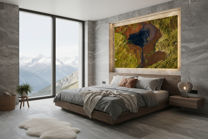 Sample hanging arrangement