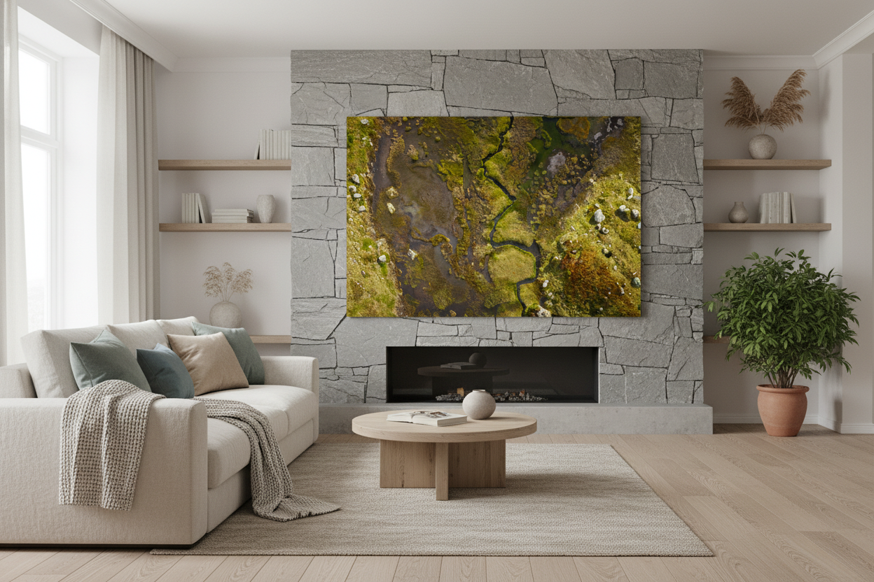 Sample hanging arrangement