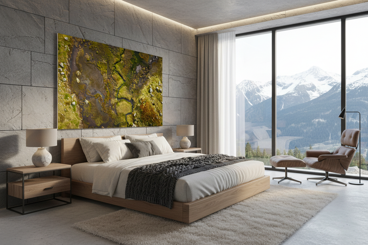 Sample hanging arrangement