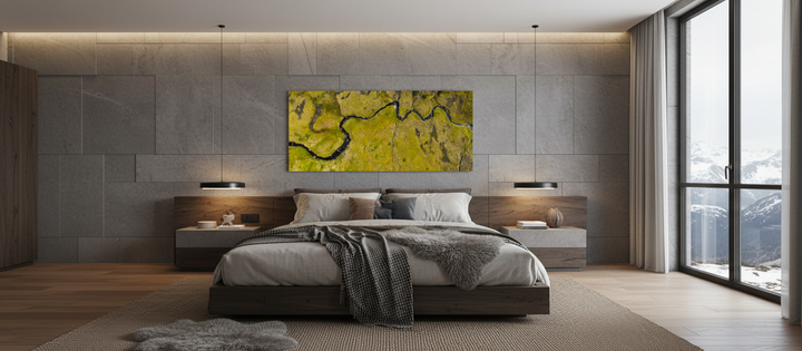 Sample hanging arrangement