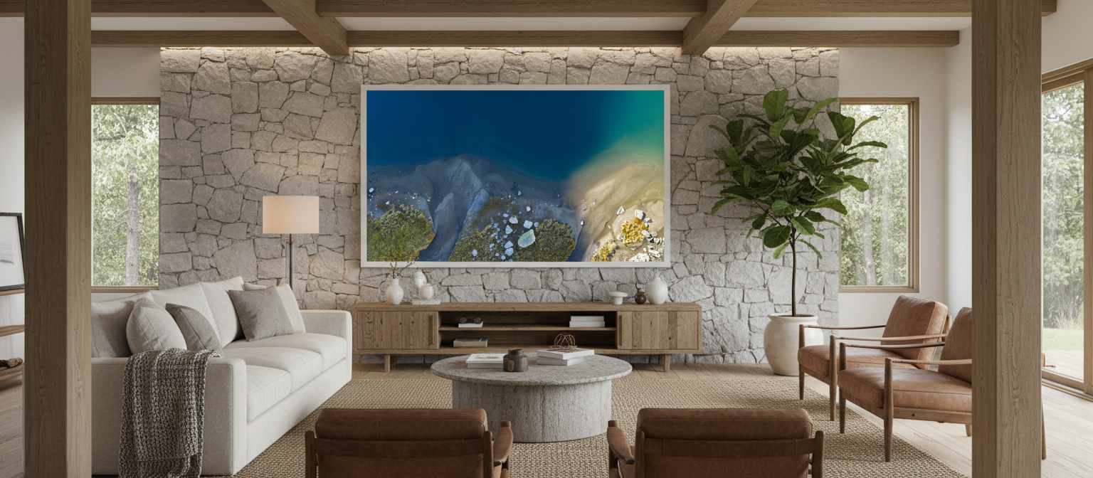 Sample hanging arrangement