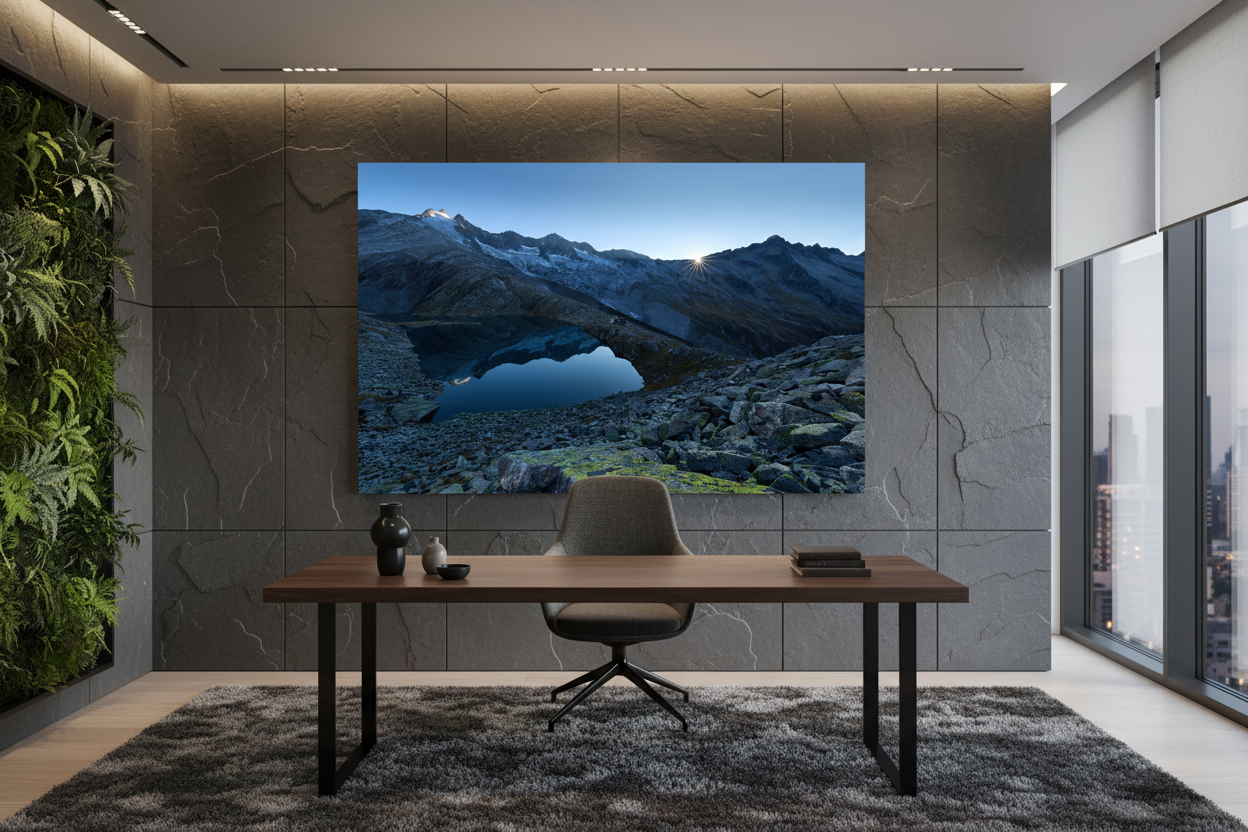 Sample hanging arrangement