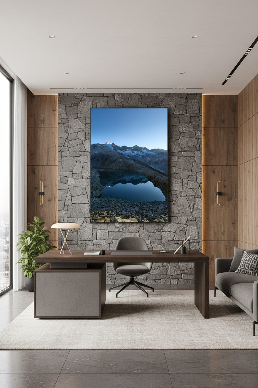 Sample hanging arrangement