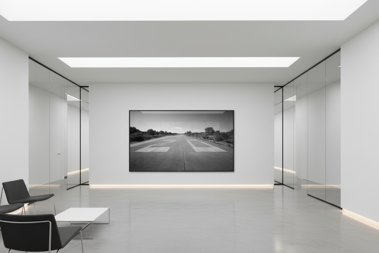 Sample hanging arrangement