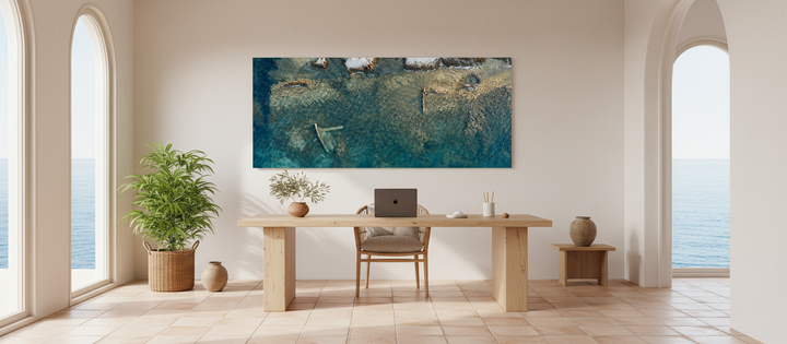 Sample hanging arrangement