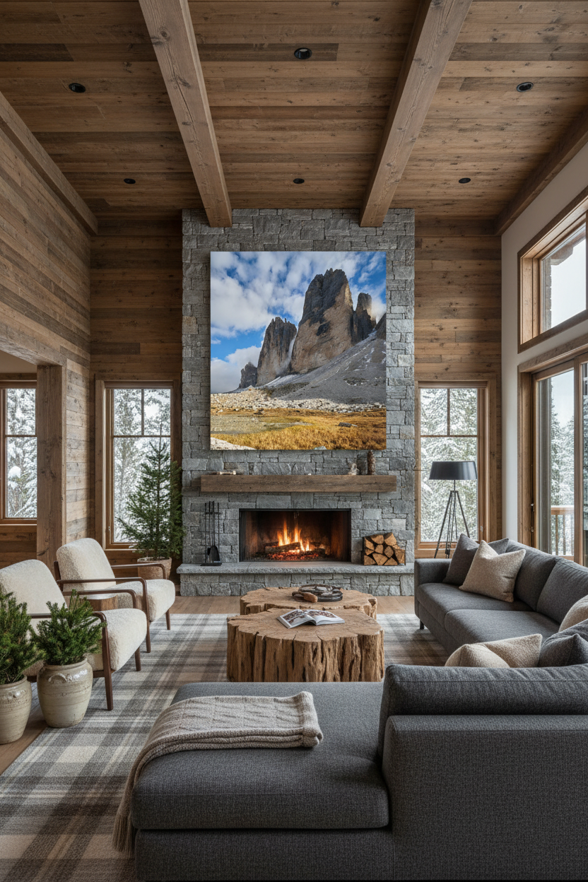 Sample hanging arrangement