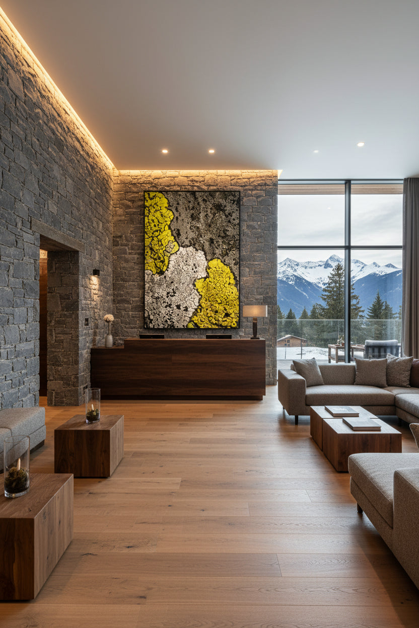 Sample hanging arrangement