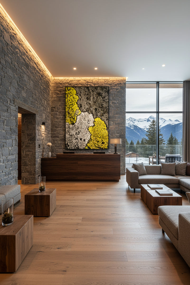 Sample hanging arrangement