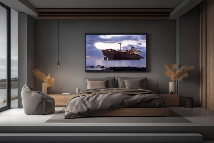 Photo Print in a bedroom