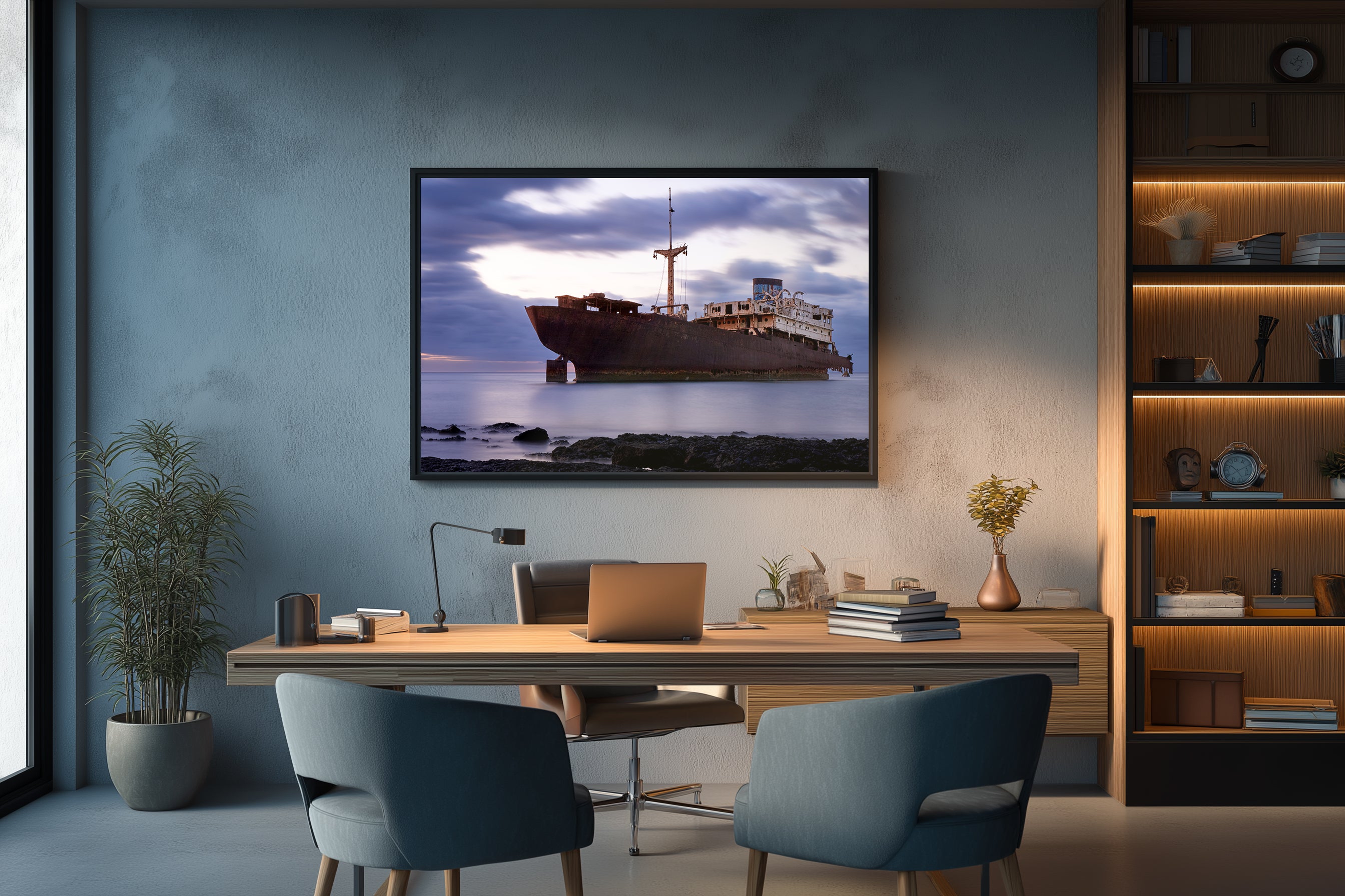 Photo Print in an office