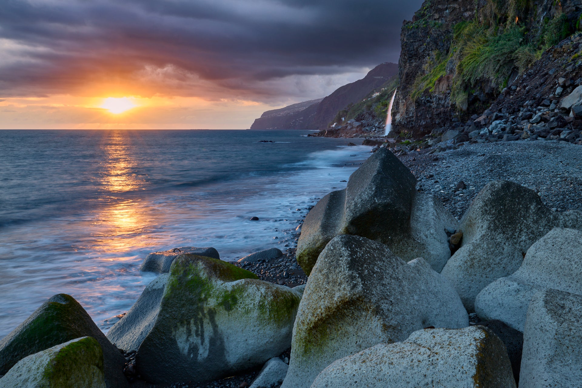 Ocean’s Embrace – Madeira Sunset
